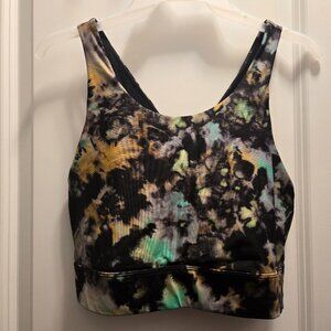 FABLETICS Tie Dye Trip No-Bounce Sports Bra High Neck Active Workout Gym